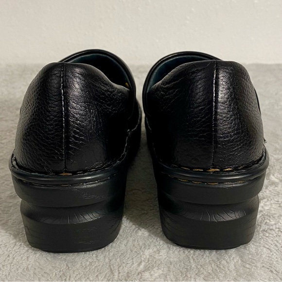 Born Black Pebbled Leather Clogs Women’s Size 7.5 - Picture 5 of 11